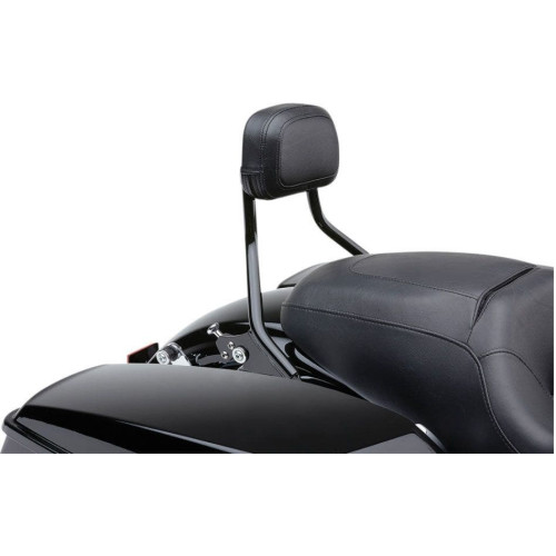 PartzBiz HD: 4420529-Cobra USA Black Short Detachable Passenger Backrest Harley Touring 97-08 PartzBiz HD: 4420529-Cobra USA Black Short Detachable Passenger Backrest Harley Touring 97-08