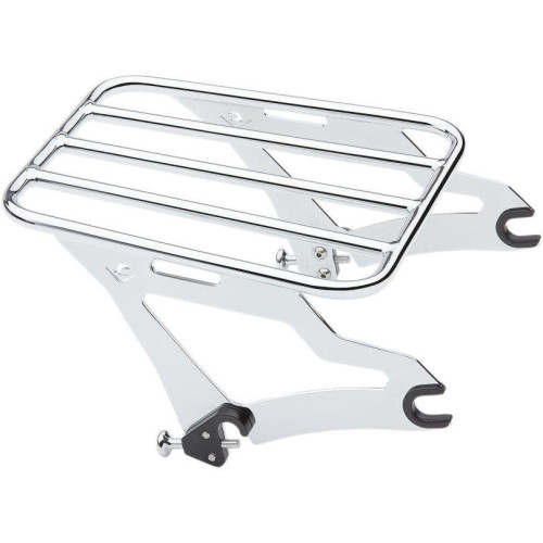 PartzBiz HD: 4420532-Cobra USA Chrome Quick Detachable Luggage Rack Harley Touring FLH/T 09-18 | 602-2500 PartzBiz HD: 4420532-Cobra USA Chrome Quick Detachable Luggage Rack Harley Touring FLH/T 09-18 | 602-2500