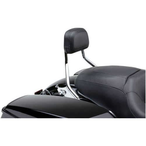 PartzBiz HD: 4420533-Cobra USA Chrome Short Detachable Passenger Backrest Harley Touring 97-08 PartzBiz HD: 4420533-Cobra USA Chrome Short Detachable Passenger Backrest Harley Touring 97-08