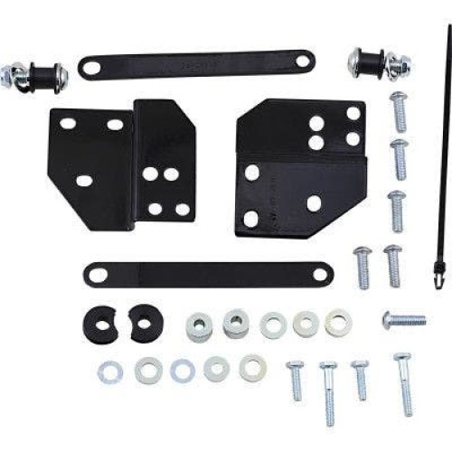 PartzBiz HD: 4420537-EPC Great Price. Free Shipping. Cobra USA Detachable Tour Pack Rack Mounting Kit Two-Up Harley FLH/T 97-08