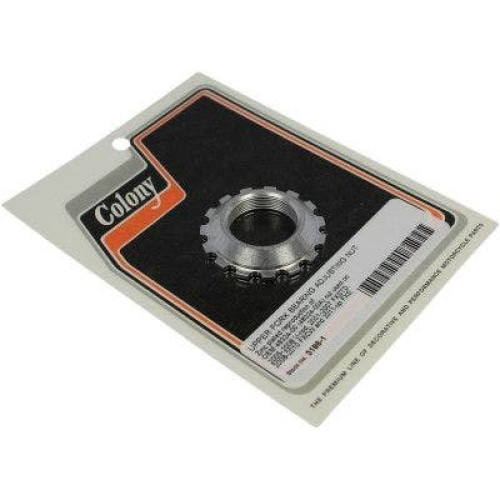PartzBiz HD: 4420501-Colony 3186-1 Zinc Upper Fork Bearing Adjustment Nut 06-17 Harley Dyna 48324-00 PartzBiz HD: 4420501-Colony 3186-1 Zinc Upper Fork Bearing Adjustment Nut 06-17 Harley Dyna 48324-00