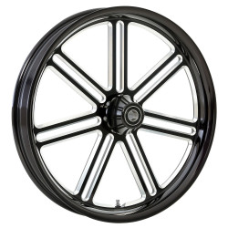 PartzBiz HD COL-CINCI-BW - Colorado Customs Black Cut BW Cinci Wheel & Tire Package for Harley Models PartzBiz HD COL-CINCI-BW - Colorado Customs Black Cut BW Cinci Wheel & Tire Package for Harley Models