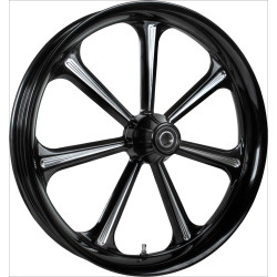 PartzBiz HD COL-HOU-BW - Colorado Customs Black Cut BW Houston Wheel & Tire Package for Harley Models PartzBiz HD COL-HOU-BW - Colorado Customs Black Cut BW Houston Wheel & Tire Package for Harley Models
