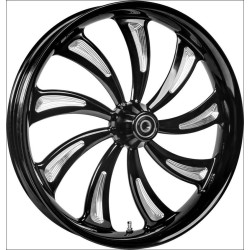 PartzBiz HD COL-MON-BW - Colorado Customs Black Cut BW Monanco Wheel & Tire Package for Harley Models PartzBiz HD COL-MON-BW - Colorado Customs Black Cut BW Monanco Wheel & Tire Package for Harley Models