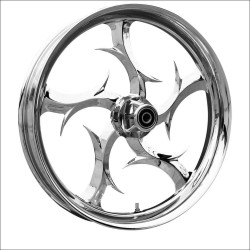 PartzBiz HD COL-IMPALA-CH - Colorado Customs Chrome Impala Wheel & Tire Package for Harley Models PartzBiz HD COL-IMPALA-CH - Colorado Customs Chrome Impala Wheel & Tire Package for Harley Models