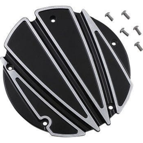 PartzBiz HD: 4420384-Convington Custom Black Derby Cover 5 Hole Harley Touring 16-Up C1875-B PartzBiz HD: 4420384-Convington Custom Black Derby Cover 5 Hole Harley Touring 16-Up C1875-B
