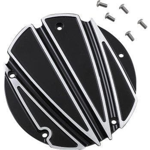 PartzBiz HD: 4420385-Convington Custom Black Derby Cover 5 Hole Harley Touring 99-15 C1873-B PartzBiz HD: 4420385-Convington Custom Black Derby Cover 5 Hole Harley Touring 99-15 C1873-B
