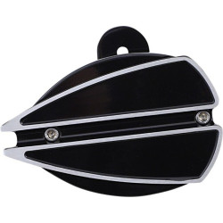PartzBiz HD DS21070312 - Covington Customs Black Ripper Horn Assembly Billet Aluminum Harley Cowbell PartzBiz HD DS21070312 - Covington Customs Black Ripper Horn Assembly Billet Aluminum Harley Cowbell