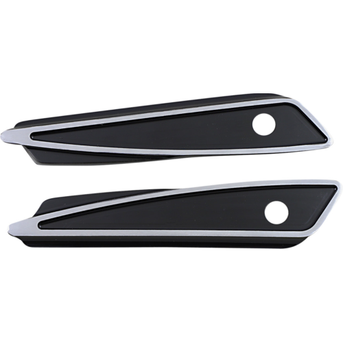 PartzBiz HD: 4420369-Covington Customs Black Ripper Saddlebag Hinge Covers Harley Police FLHT/R 14-Up PartzBiz HD: 4420369-Covington Customs Black Ripper Saddlebag Hinge Covers Harley Police FLHT/R 14-Up