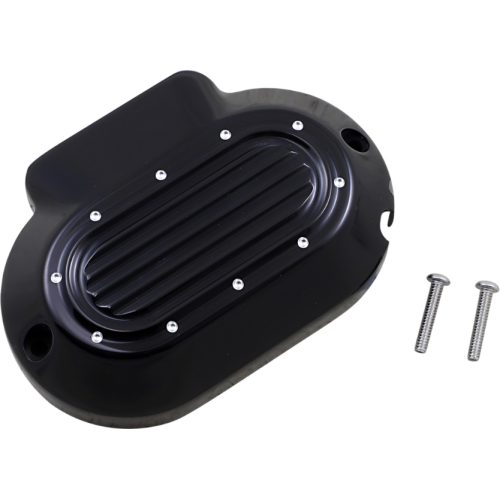PartzBiz HD: 4420371-Covington Customs C1365-B ฝาครอบเกียร์ไฮดรอลิกสีดำ Harley Touring 17-Up