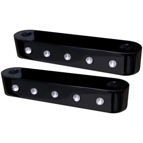 PartzBiz HD: 4420339-Covingtons Black Dimpled Front Fender Spacers Harley Touring FLH/T 14-17 | C1103-B PartzBiz HD: 4420339-Covingtons Black Dimpled Front Fender Spacers Harley Touring FLH/T 14-17 | C1103-B