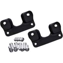 PartzBiz HD DS14100112 - Covingtons Black Front Fender Brackets Adapters for 21" Wheel 14-17 Harley FLH | C1311-B