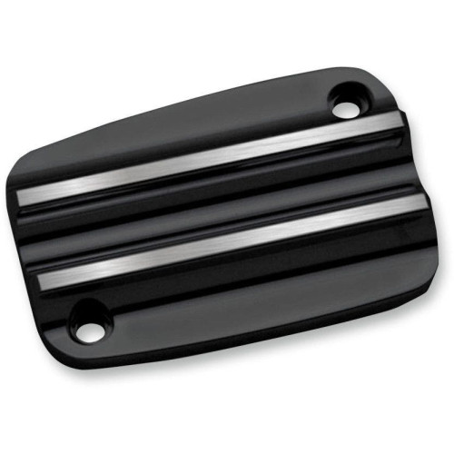 PartzBiz HD: 4420329-Covingtons Customs Black Finned Front Brake Master Cylinder Cover Harley 17-18 | C1175-B PartzBiz HD: 4420329-Covingtons Customs Black Finned Front Brake Master Cylinder Cover Harley 17-18 | C1175-B