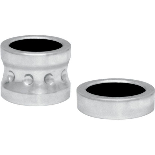 PartzBiz HD: 4420295-Covingtons Customs Chrome Dimpled Front Axle Spacers Harley FLH 08-17 w/ ABS | C0015-C PartzBiz HD: 4420295-Covingtons Customs Chrome Dimpled Front Axle Spacers Harley FLH 08-17 w/ ABS | C0015-C