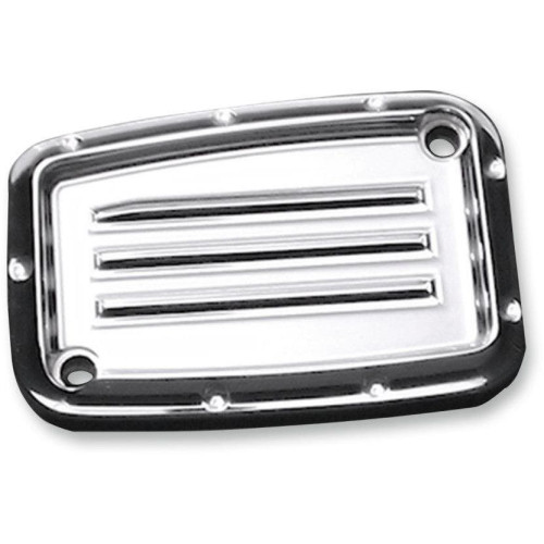 PartzBiz HD: 4420297-Covingtons Customs Chrome Dimpled Front Brake Master Cylinder Cover Harley 17-18 | C1176-C