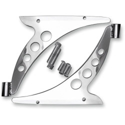 PartzBiz HD DS23300164 - Covingtons Customs Chrome Fairing Support การ์ดกำจัดเครื่องยนต์ FLTR 15-18 | C0049-ซี