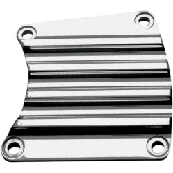 PartzBiz HD DS11070250 - ฝาครอบการตรวจสอบหลักครีบ Chrome Finned ของ Covingtons Customs Harley FLH/T 85-06 | C1195-ซี PartzBiz HD DS11070250 - ฝาครอบการตรวจสอบหลักครีบ Chrome Finned ของ Covingtons Customs Harley FLH/T 85-06 | C1195-ซี