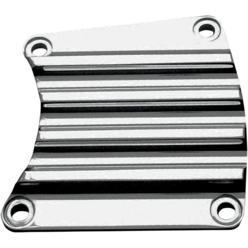 PartzBiz HD: 4420300-Covingtons Customs Chrome Finned Primary Inspection Cover Harley FLH/T 85-06 | C1195-C PartzBiz HD: 4420300-Covingtons Customs Chrome Finned Primary Inspection Cover Harley FLH/T 85-06 | C1195-C