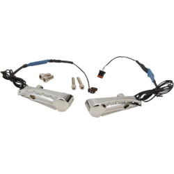 PartzBiz HD DS20201291 - Covingtons Customs Chrome Flush Front Billet Turn Signals Harley FLTR 15-17 | C1300-C PartzBiz HD DS20201291 - Covingtons Customs Chrome Flush Front Billet Turn Signals Harley FLTR 15-17 | C1300-C