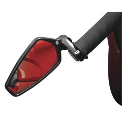 PartzBiz HD TR586186 - CRG AO-100 กระจกมองข้างลูกศรสีดำ Universal 7/8 Handlebars 06400523 586186 0640-0523