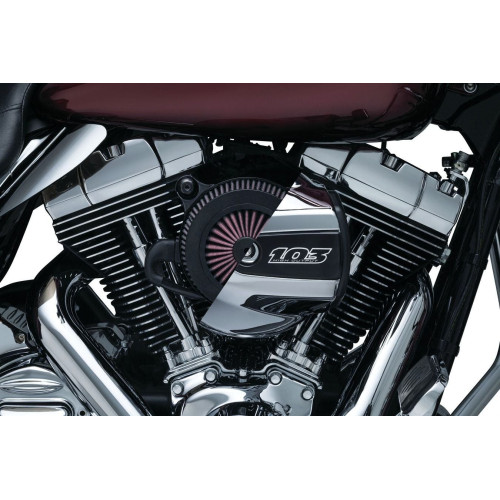 PartzBiz HD: 4420263-Crusher By Kuryakyn Street Sleeper III Air Cleaner for Harley TBW Throttle By Wire Models 9606