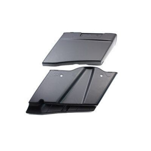 PartzBiz HD: 4420241-Custom 3" Stretched ABS Extended Saddlebags CVO Style Bag Raw Harley 93-13 | 49-2667