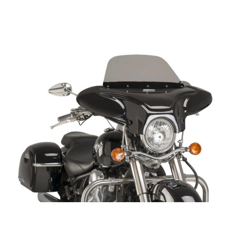 PartzBiz HD: 4420214-Custom Acces Batwing SML Fairing Smoke Kawasaki Vulcan Classic VN900 06-Up