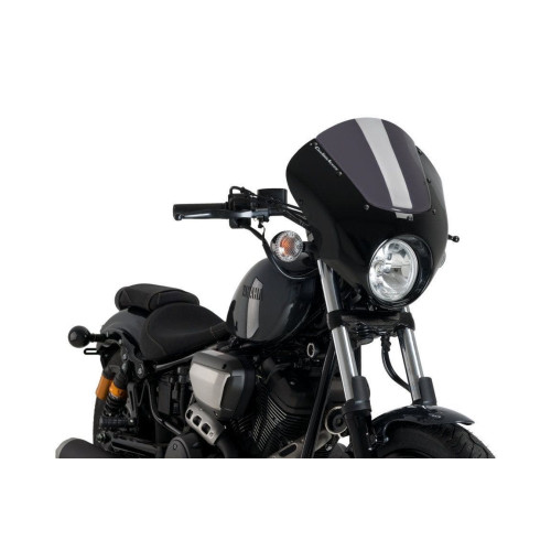 PartzBiz HD: 4420220-Custom Acces Dark Night Semi Fairing Dark Smoke Yamaha Bolt XVS950 13-Up CUP0013F