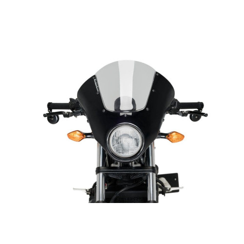 PartzBiz HD: 4420223-Custom Acces Dark Night Semi Fairing Smoke Honda Rebel CMX 300 500 17-Up