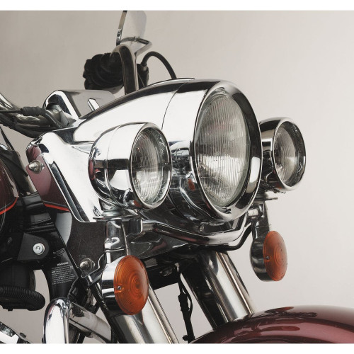 PartzBiz HD: 4420202-Custom Chrome 4 1/2" Frenched Passing Lamp Trim Ring for Harley '62-Up PartzBiz HD: 4420202-Custom Chrome 4 1/2" Frenched Passing Lamp Trim Ring for Harley '62-Up