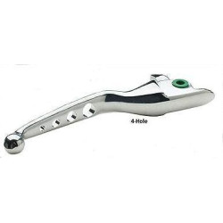 PartzBiz HD 648016 - Custom Chrome 4 Hole คลัทช์และเบรค Chrome Levers สำหรับ Harley Davidson 2008-2013 รุ่น Touring - 648016