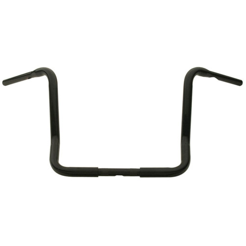 PartzBiz HD: 4420165-Custom Chrome 693681 Santee Black 13" 1-1/4" Ape Hangers for 86-13 Harley Batwing Models