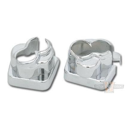 PartzBiz HD: 4420175-Custom Chrome Evolution Tappet Lifter Block Covers for Harley Big Twin 84-98 020028 PartzBiz HD: 4420175-Custom Chrome Evolution Tappet Lifter Block Covers for Harley Big Twin 84-98 020028