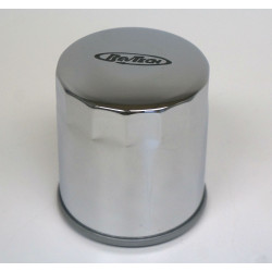 PartzBiz HD 35-078 (x12) - ตัวกรองน้ำมัน Chrome Rev Tech แบบกำหนดเอง x12 Lot of 12 Harley Big Twin EVO 63796-77A Repl.