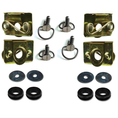 PartzBiz HD: 4420156-Custom Chrome Saddlebag Bail Mounting Kit & Pins Harley Touring FLHT/FLT 93-13 | Custom Chome