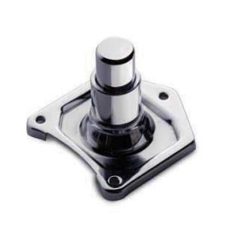 PartzBiz HD 640909 - สวิตช์สตาร์ทโซลินอยด์ Chrome แบบกำหนดเอง Chrome Finish สำหรับ Harley Big Twin 1991-2008 | 640909