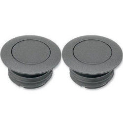 PartzBiz HD 653087 - ที่กำหนดเอง Chrome ริ้วรอยสีดำ Flush Mount Pop Up ฝาครอบแก๊สสำหรับ Harley Vented PartzBiz HD 653087 - ที่กำหนดเอง Chrome ริ้วรอยสีดำ Flush Mount Pop Up ฝาครอบแก๊สสำหรับ Harley Vented