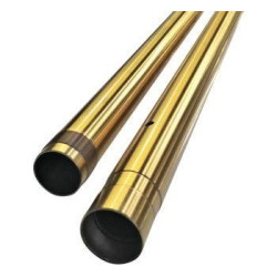 PartzBiz HD DS04040576 - custom-cycle-710072-gold-inverted-fork-tubes-43mm-22-5-harley-custom
