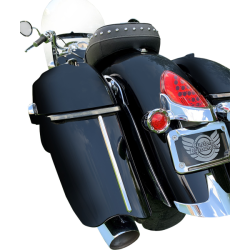 PartzBiz HD CD-IND-SPR-V2-S - Custom Dynamics Low Profile Saddlebag Lights Smoke Lens Chrome Trim Indian 15-Up PartzBiz HD CD-IND-SPR-V2-S - Custom Dynamics Low Profile Saddlebag Lights Smoke Lens Chrome Trim Indian 15-Up