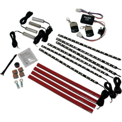 PartzBiz HD TMWK2 - Custom Dynamics Magical Wizard Full Bike Multi-Color LED Kit รีโมทมาตรฐาน | TMWK2
