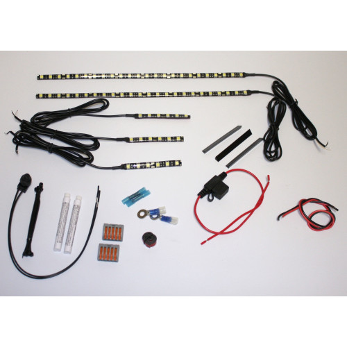 PartzBiz HD: -Custom Dynamics MagicFlex 2 Amber Cruiser LED Accent Light Engine Kit Harley | M2EK1-AMBER