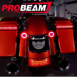 PartzBiz HD PB-BB-RR-1157BS - Custom Dynamics ProBeam Bullet Black Bezel Smoke Lens Rear Turn Signal 1157 Insert PB-BB-RR-1157-BS PartzBiz HD PB-BB-RR-1157BS - Custom Dynamics ProBeam Bullet Black Bezel Smoke Lens Rear Turn Signal 1157 Insert PB-BB-RR-1157-BS