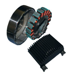 PartzBiz HD DS21120858 - Cycle Electric 3-Phase 50A Charging Kit For Harley-Davidson Dyna Glide 2012-2013 | CE-87T PartzBiz HD DS21120858 - Cycle Electric 3-Phase 50A Charging Kit For Harley-Davidson Dyna Glide 2012-2013 | CE-87T