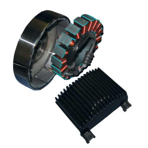 PartzBiz HD: 4419224-Cycle Electric 3-Phase 50A Charging Kit For Harley-Davidson Dyna Glide 2012-2013 | CE-87T