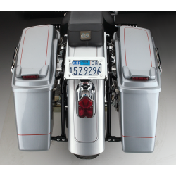 PartzBiz HD DS35010203 - Cycle Visions CV-7205 Bagger Tail Kit for 86-07 FL Softail w/ Chrome Mount