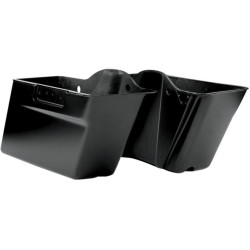 PartzBiz HD DS35010803 - Cycle Visions CV7405B Bagger Tail Kit for Dyna FXD 00-05 Black Saddlebag Mounts