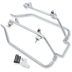 PartzBiz HD DS35010541 - Cycle Visions CV-7206 Bagger Tail Kit for 08-17 FL Softail w/ Chrome Mount