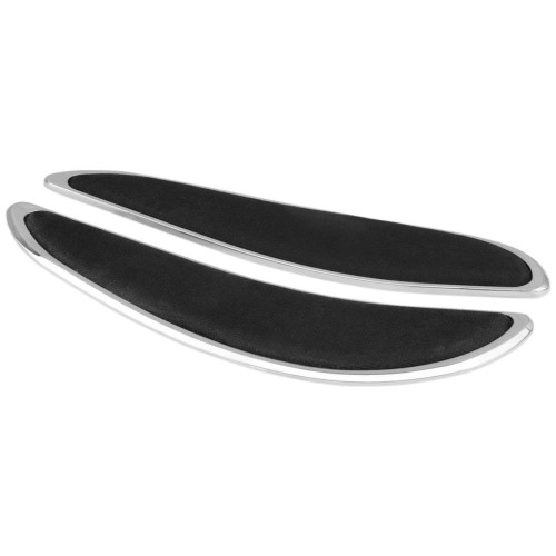 PartzBiz HD: 4419073-Cyclesmiths Chrome Banana Boards 19" Floorboards Harley Softail Touring 80-20