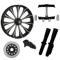 PartzBiz HD CYNICAL-SNGL-ECL-KIT-23PCKG - Cynical Eclipse 23” ยางล้อด้านเดียวพร้อมท่อนล่างและตัวเลื่อนแบบ Raked Triple Trees | CYNICAL-SNGL-ECL-KIT-23PCKG