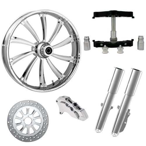 PartzBiz HD: 4419083-Cypher Chrome 23" Wheel Tire Single Side w/ Raked Triple Trees Lowers & Sliders | CYPHER-SNGL-CHR-KIT-23PCKG PartzBiz HD: 4419083-Cypher Chrome 23" Wheel Tire Single Side w/ Raked Triple Trees Lowers & Sliders | CYPHER-SNGL-CHR-KIT-23PCKG